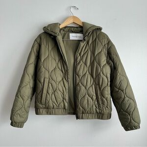 Calvin Klein Olive Quilted Jacket